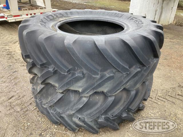 (2) Michelin 650/85R38 Tires